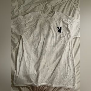 Playboy White Large Tshirt